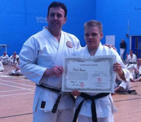 Blind Man Gets Karate Black Belt