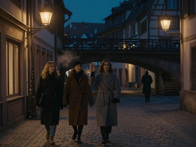 Ladies Waving The Blackout Escort Strasbourg